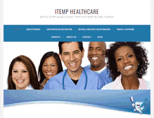 Tablet Screenshot of itemphealthcare.com